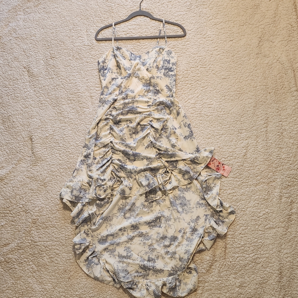 Floral Ruffle Maxi Dress